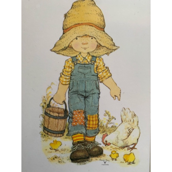 vintage 70s Sarah Kay . Holly Hobby plaques - Picture 4 of 9